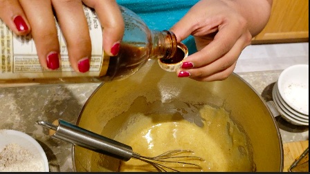 bowl with cake mix