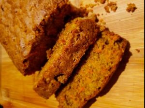 Baked carrot cake