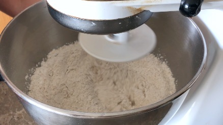 Pizza dough in Stand Mixer