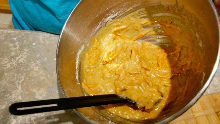 cake mix in bowl