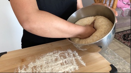 pizza dough in a bowl