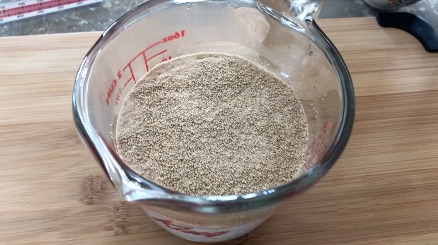 proof yeast in bowl