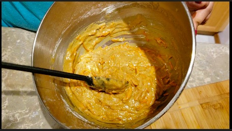 cake mix in a bowl