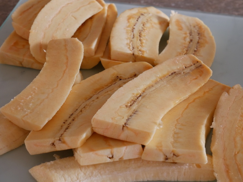 ripe plantain slices for ethaka appam