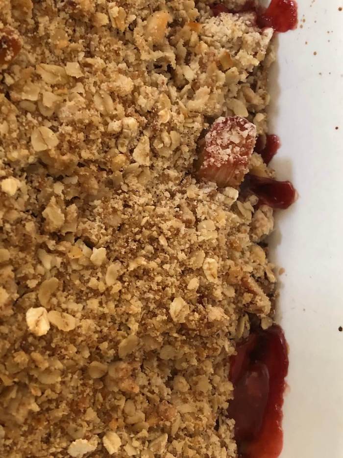 The Best Strawberry Rhubarb Crisp