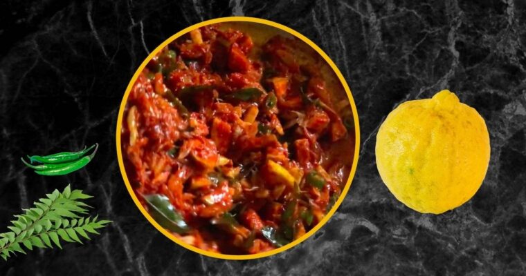 Vadukapuli Achar Recipe – Instant Wild Lemon Pickle