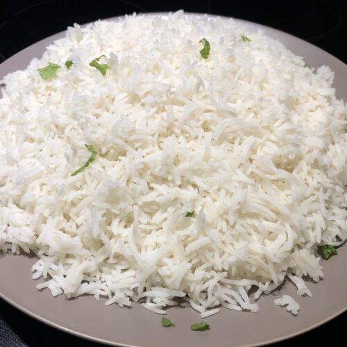 cooked basmati rice