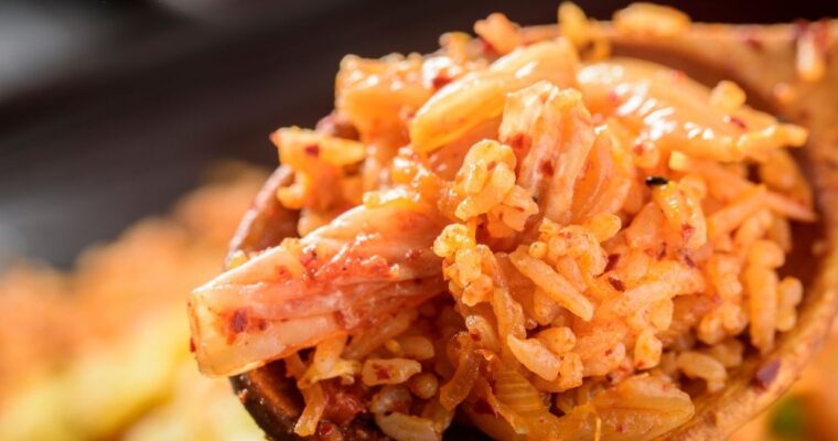 Kimchi Mushroom Fried Rice