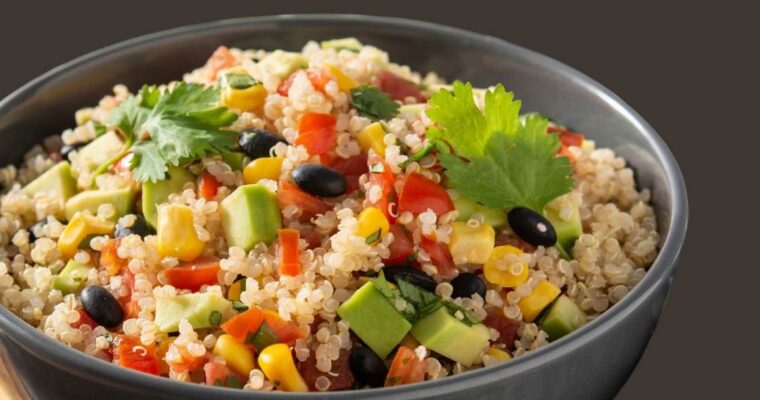 How To Make Mexican Quinoa Salad with Avocado