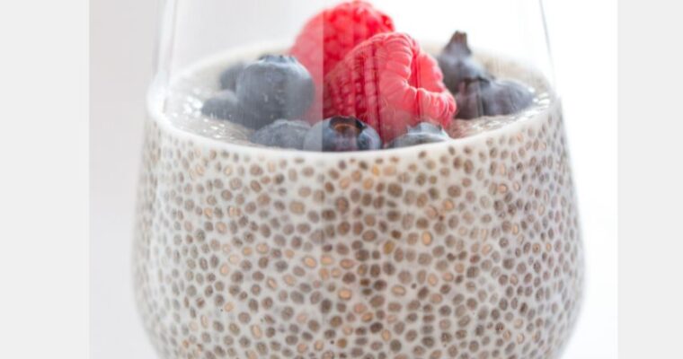 Chia Seed Pudding with 3 ingredients