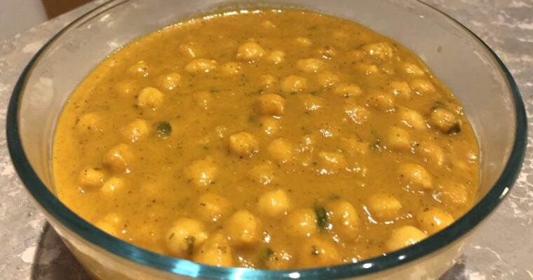 White chickpea Masala – Chana Masala Recipe