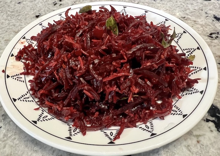 Beet Root Thoran Kerala Style – Beetroot Stir Fry Recipe