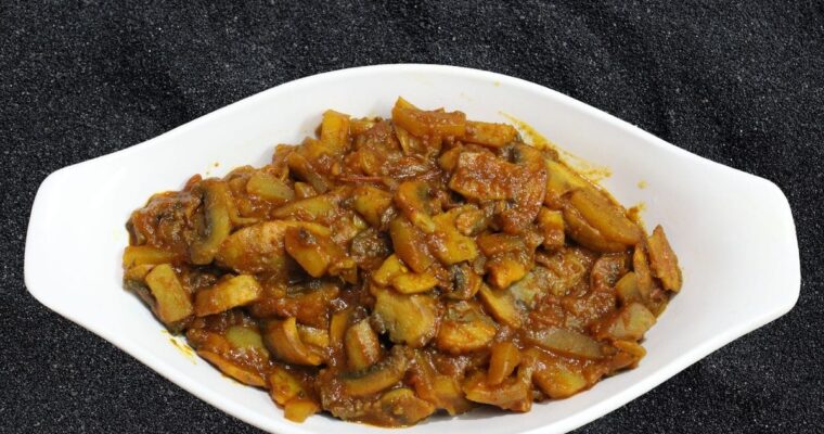 Mushroom Masala | Mushroom Roast