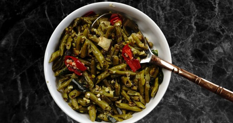 Kerala Style Long Beans Mezhukkupuratti (Achinga Payar Stir Fry)