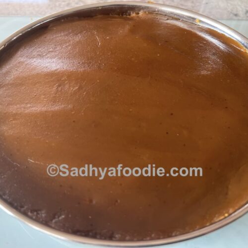 Kerala style pumpkin dessert preparation